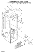 Part Location Diagram of W10175967 Whirlpool Escutcheon, Meat Pan Control