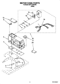 METER CASE PARTS Diagram and Parts List for MAT14CSBGW0  Maytag Washer