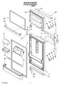 Part Location Diagram of WP2264478 Whirlpool Door, Compartment