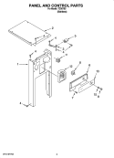 Part Location Diagram of 9871066 Whirlpool COMPARTMNT