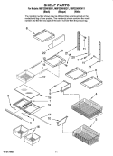 Part Location Diagram of WP8270019 Whirlpool Dishwasher Upper Rack Wheel & Mount Assembly