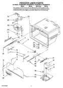 Part Location Diagram of 13042305 Whirlpool BRACKET