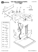 Part Location Diagram of W10110992 Whirlpool HARNS-WIRE