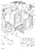 Part Location Diagram of W10119026 Whirlpool PANEL