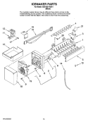ICEMAKER PARTS, OPTIONAL PARTS (NOT INCLUDED) Diagram and Parts List for ABB1921FEB11  Amana Refrigerator