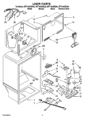Part Location Diagram of 2320192 Whirlpool COVER-EVAP