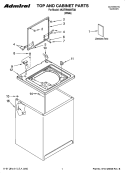 Part Location Diagram of 8559483 Whirlpool TOP