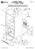 Part Location Diagram of W10123460 Whirlpool ENERGY GUIDE