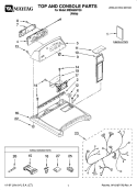 Part Location Diagram of W10160249 Whirlpool GUIDE, QUICK START