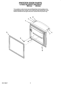 Part Location Diagram of 13092210SQ Whirlpool DOR-FIP Stainless Steel