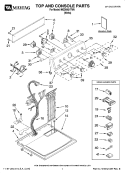 Part Location Diagram of W10086720 Whirlpool Panel, Control (White (Include