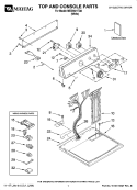 Part Location Diagram of W10150652 Whirlpool SHEET, CYCLE FEATURE