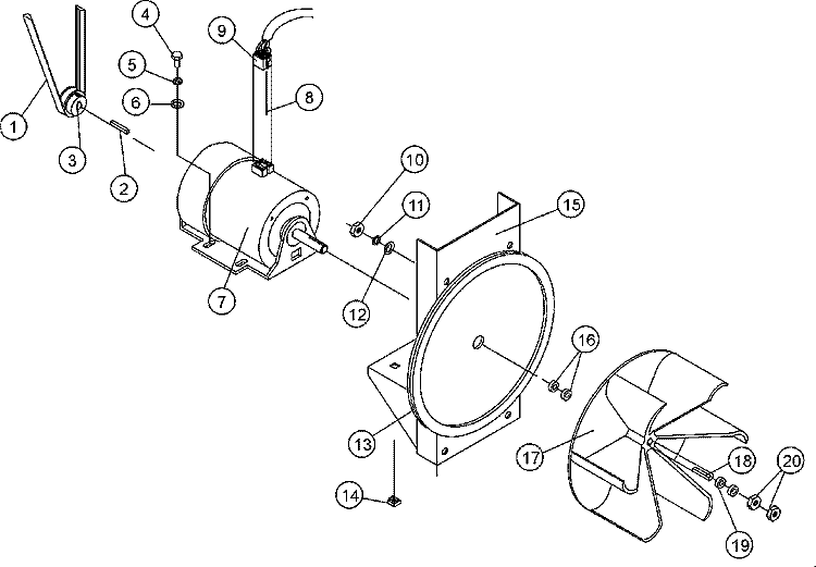 MOTOR MOUNT Diagram and Parts List for MDG75PNVVQ  Maytag Dryer
