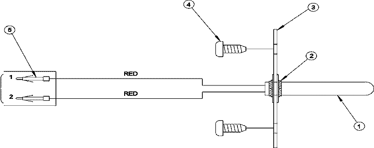 TEMPERATURE PROBE, SAFE Diagram and Parts List for MDG120PHVW  Maytag Dryer