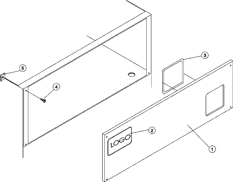 CONTROL DOOR Diagram and Parts List for MDG120PHVW  Maytag Dryer