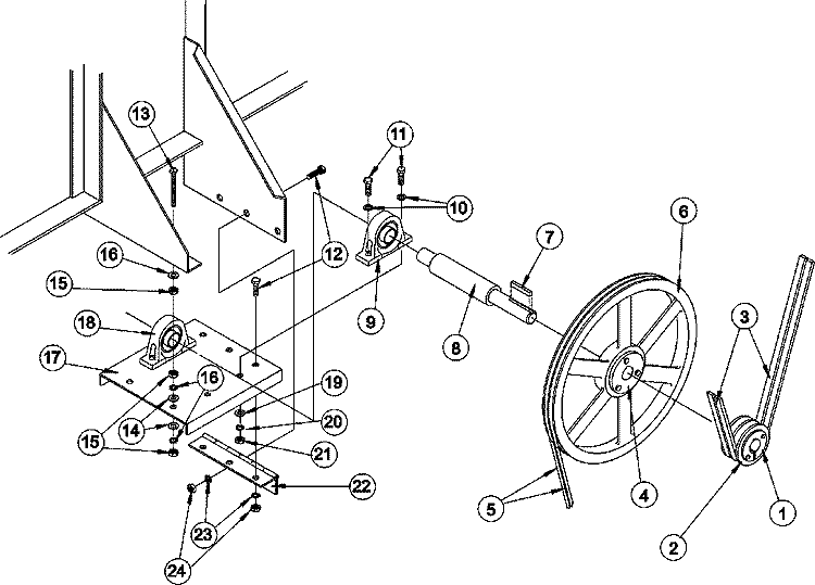 IDLER BEARING MOUNT Diagram and Parts List for MDG120PHVW  Maytag Dryer