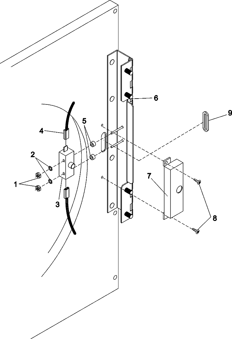 DOOR SWITCH Diagram and Parts List for MDG30PCCWW  Maytag Dryer