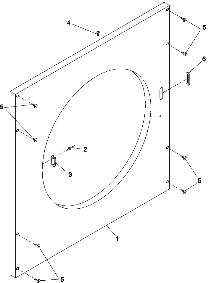 FRONT PANEL Diagram and Parts List for MDG30PCCWW  Maytag Dryer