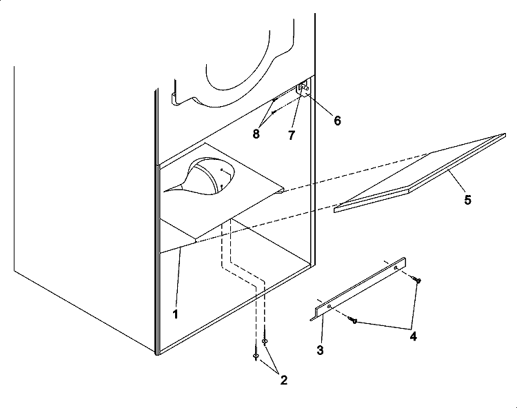 LINT TRAP ASY Diagram and Parts List for MDG30PCCWW  Maytag Dryer