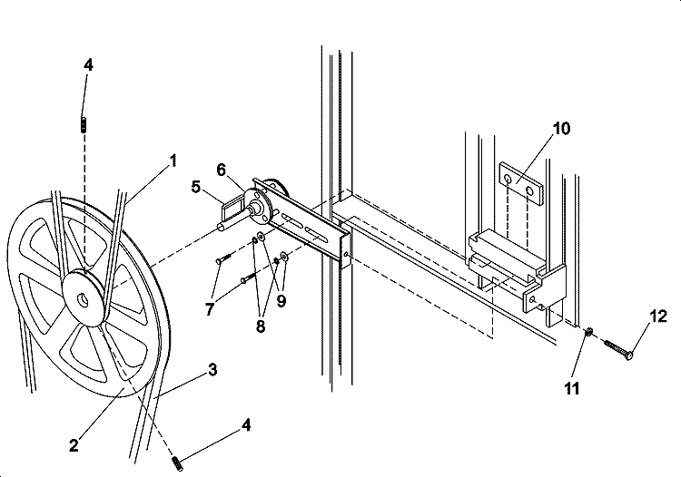 IDLER BEARING Diagram and Parts List for MDG30PCCWW  Maytag Dryer