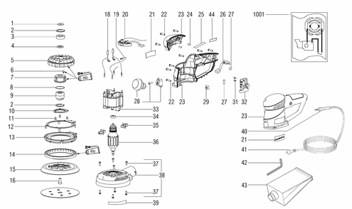 Part Location Diagram of 344494010 Metabo Cable With Plug