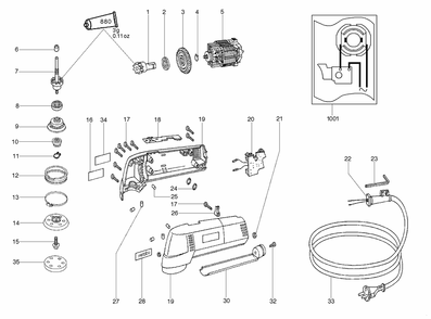 Part Location Diagram of 338501100 Metabo Diagram