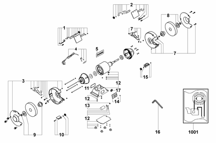 Part Location Diagram of 343412850 Metabo Switch Compl.