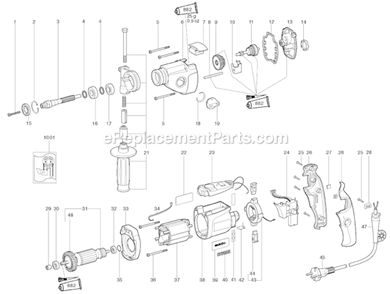 Part Location Diagram of 343362490 Metabo Cable Clip