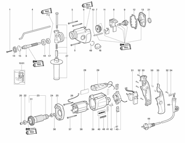 Part Location Diagram of 343077510 Metabo VTC-ELEKTRONIC SIGNAL