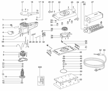 Part Location Diagram of 344494020 Metabo Cable Set