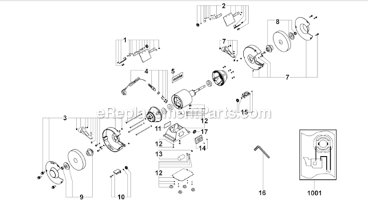 Part Location Diagram of 316046400 Metabo Supporting Angle, Left