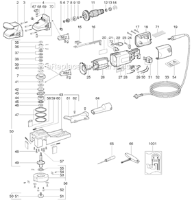 Part Location Diagram of 342002680 Metabo Pressure Spring