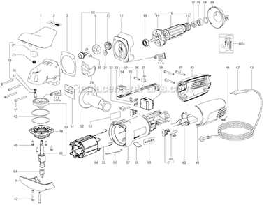 Part Location Diagram of 141116980 Metabo Self-Tap. Fill. H. Screw