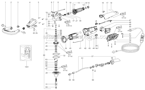 Part Location Diagram of 343399690 Metabo Loop handle