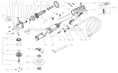 Part Location Diagram of 314000970 Metabo HPT SIDE HANDLE