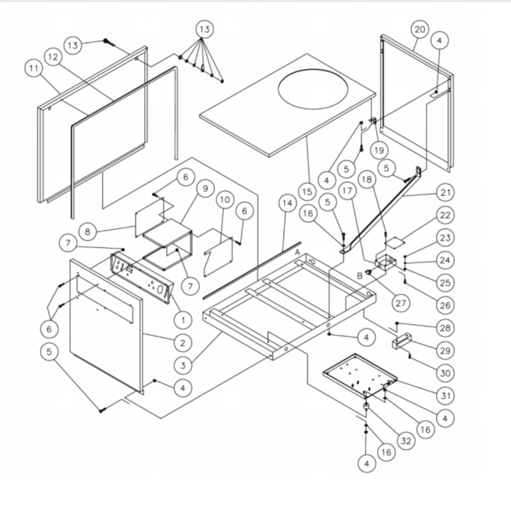 Frame Diagram and Parts List for HG-2004-0M10  Mi-T-M Pressure Washer