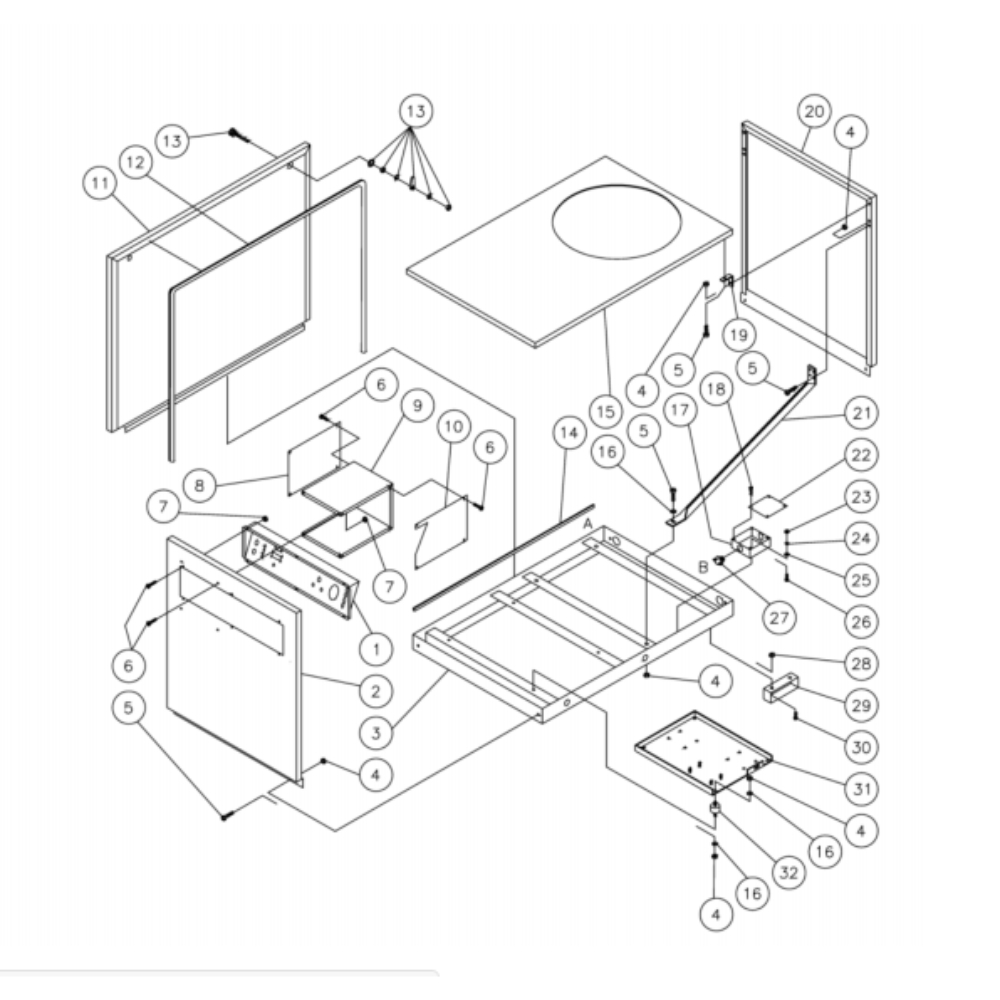 Frame Diagram and Parts List for HG-2205-0M30  Mi-T-M Pressure Washer
