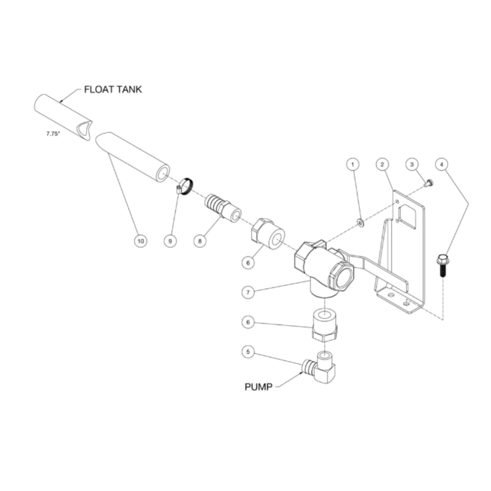 Ball Valve Diagram and Parts List for HDS-3506-0H6G  Mi-T-M Pressure Washer