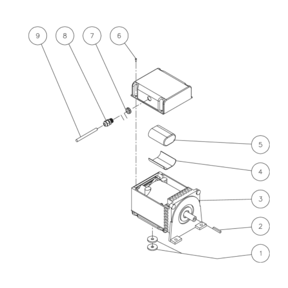Generator Diagram and Parts List for HDS-3505-0H6G  Mi-T-M Pressure Washer