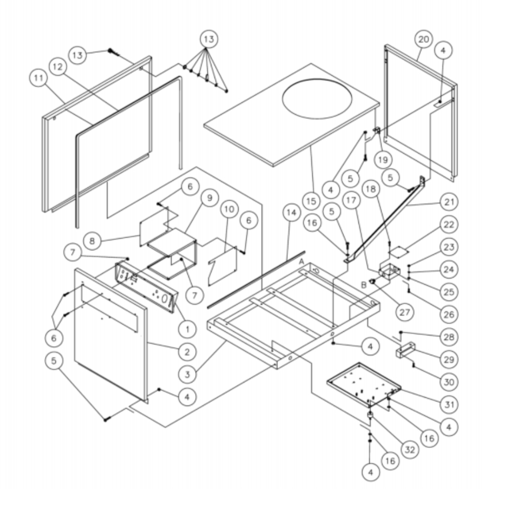 Frame Diagram and Parts List for HG-1505-0M10  Mi-T-M Pressure Washer