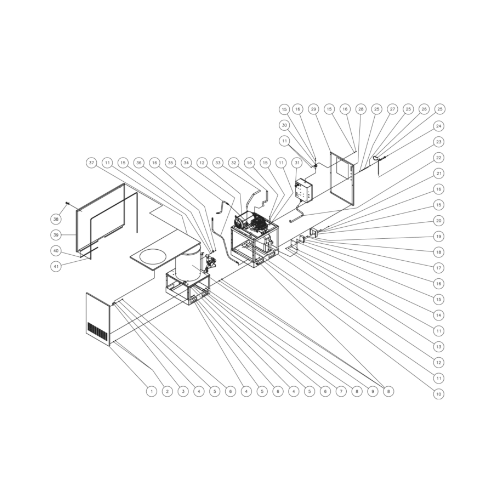 Frame Diagram and Parts List for HG-3004-3208  Mi-T-M Pressure Washer
