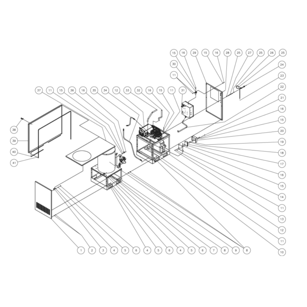 Frame Diagram and Parts List for HG-1805-3460  Mi-T-M Pressure Washer