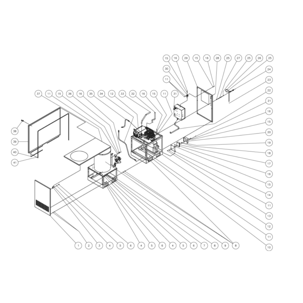 Frame Diagram and Parts List for HG-2004-3208  Mi-T-M Pressure Washer