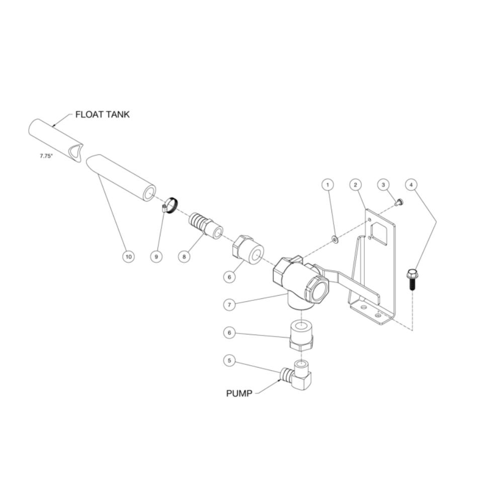 Ball Valve Diagram and Parts List for HDS-4005-0H6G  Mi-T-M Pressure Washer