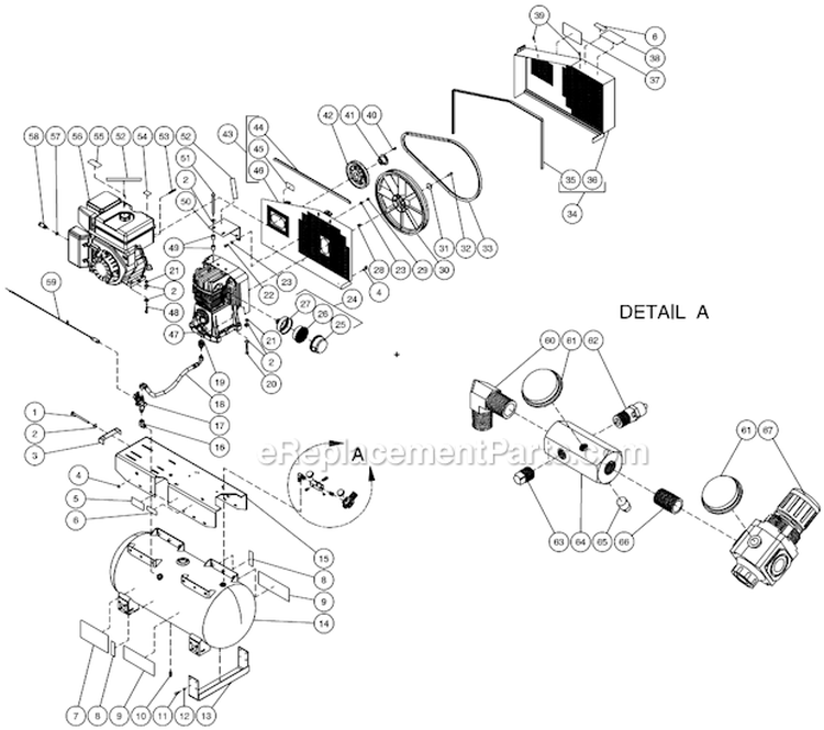 Page F Diagram and Parts List for AC2-SV09-30M  Mi-T-M Compressor