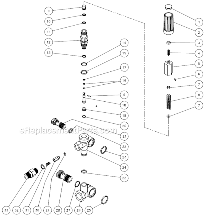 Page G Diagram and Parts List for CA-2403-0MRB  Mi-T-M Pressure Washer