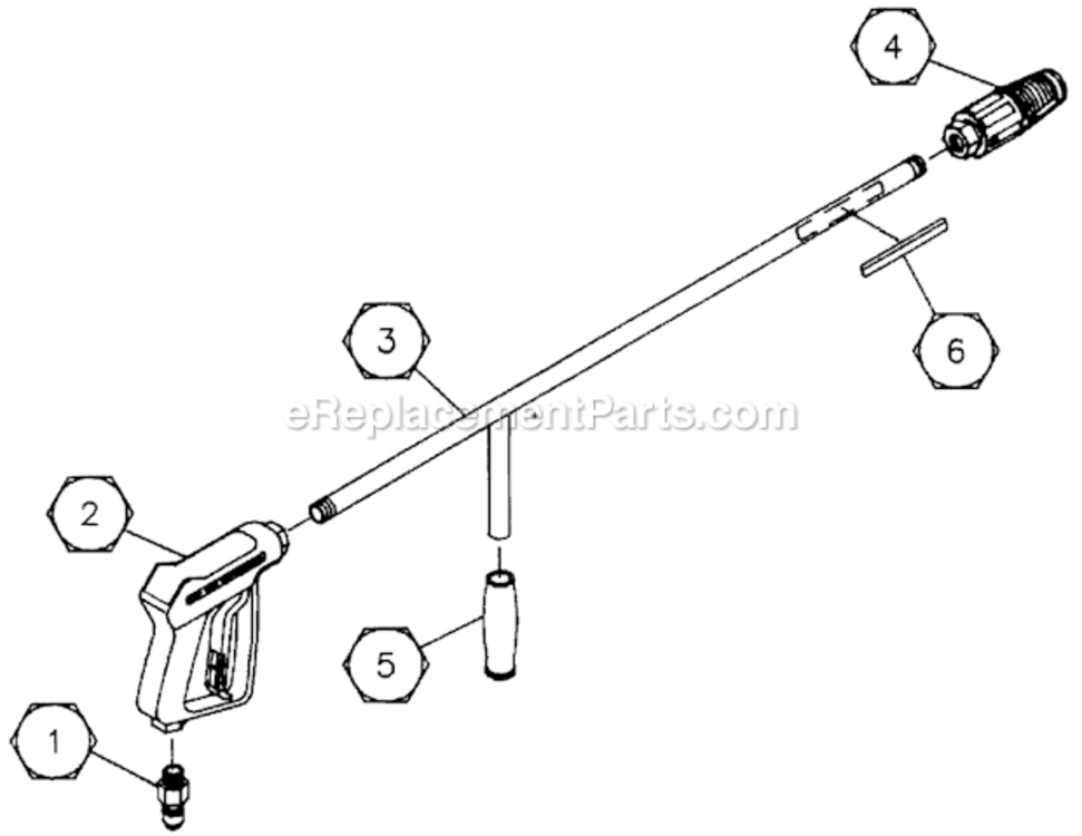 Page G Diagram and Parts List for CD-1504-0MHB  Mi-T-M Pressure Washer