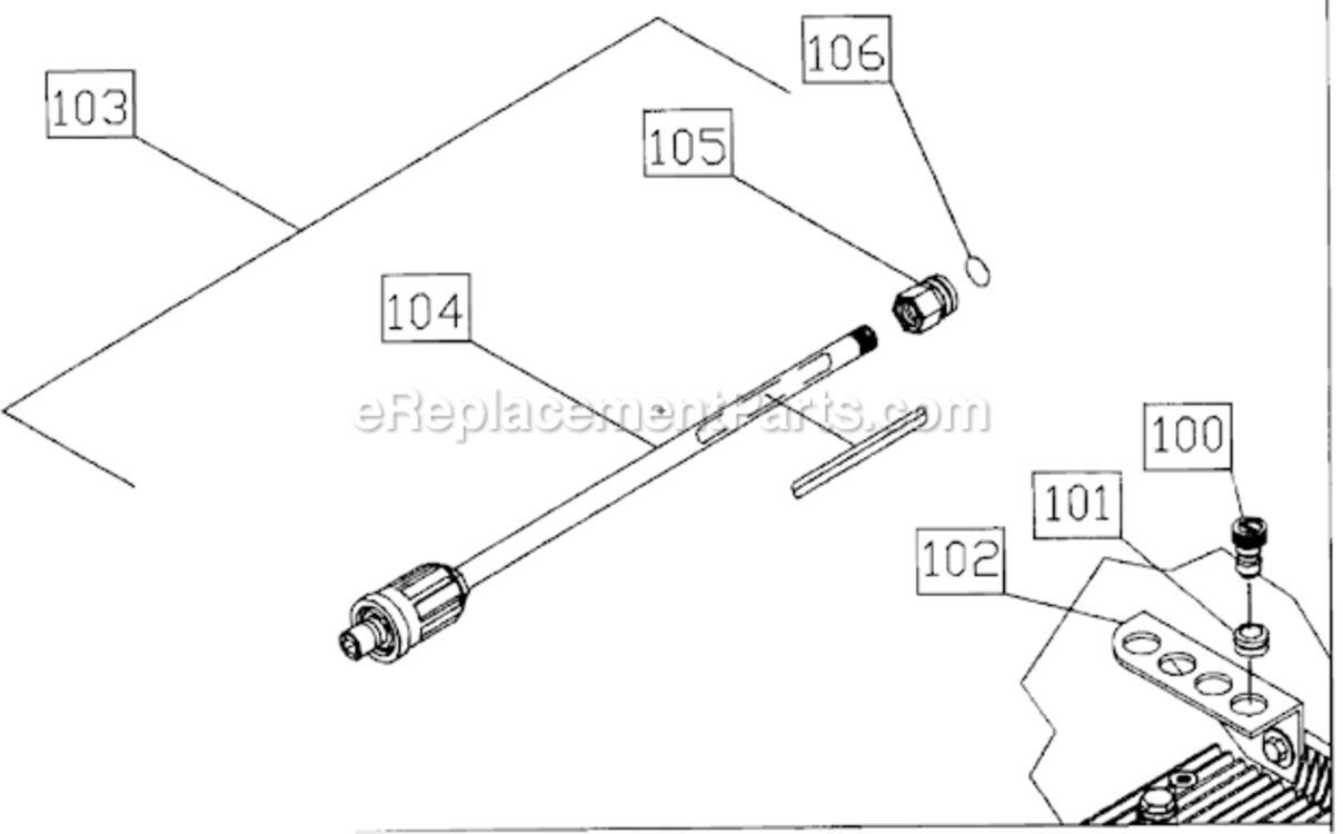 Page E Diagram and Parts List for CD-1504-0MVB  Mi-T-M Pressure Washer