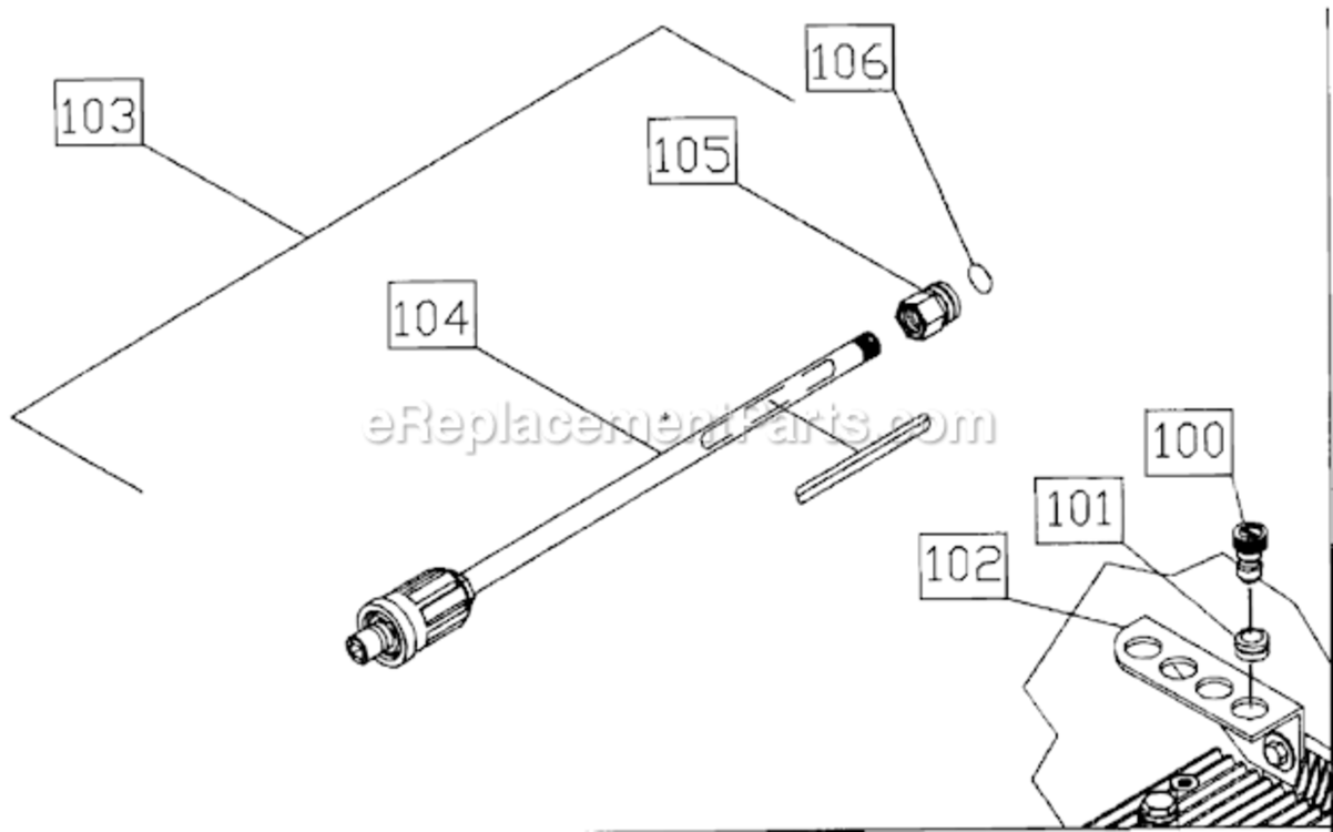 Page D Diagram and Parts List for CD-2003-0MHB  Mi-T-M Pressure Washer