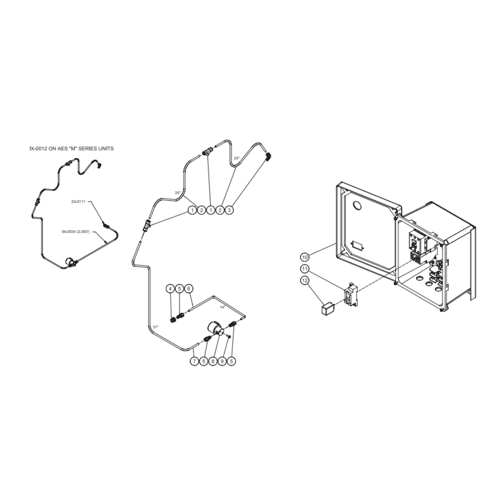 Dual Control Diagram and Parts List for AES-20315-120HM  Mi-T-M Compressor